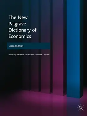 Na / Durlauf |  New Palgrave Dictionary of Economic | Buch |  Sack Fachmedien