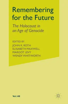 Roth / Maxwell |  Remembering for the Future | Buch |  Sack Fachmedien