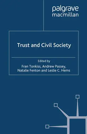 Tonkiss / Passey / Fenton |  Trust and Civil Society | eBook | Sack Fachmedien