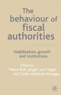 von Hagen / Buti / Hagen |  The Behaviour of Fiscal Authorities | Buch |  Sack Fachmedien