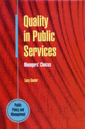 Gaster |  Quality in Public Services: Managers' Choices. | Buch |  Sack Fachmedien