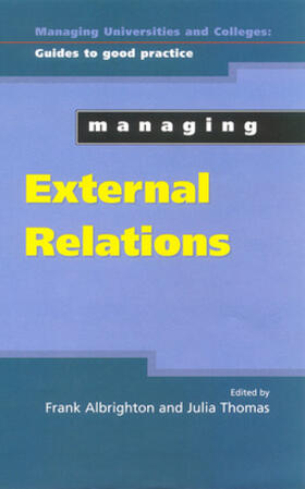 Albrighton / Thomas | MANAGING EXTERNAL RELATIONS IN | Buch | 978-0-335-20789-3 | sack.de