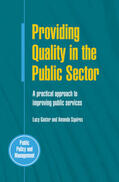 Squires / Gaster |  Providing Quality in the Public Sector | Buch |  Sack Fachmedien