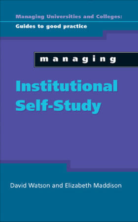 Watson / Maddison | MANAGING INSTITUTIONAL SELF ST | Buch | 978-0-335-21502-7 | sack.de