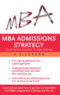 Gordon |  MBA Admissions Strategy | Buch |  Sack Fachmedien