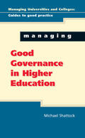 Shattock |  Managing Good Governance | Buch |  Sack Fachmedien