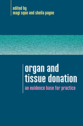 Sque / Payne | Organ and Tissue Donation | Buch | 978-0-335-23024-2 | sack.de