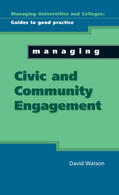Watson |  Managing Civic and Community Engagement | Buch |  Sack Fachmedien