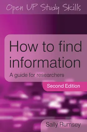 Rumsey |  How to Find Information | Buch |  Sack Fachmedien