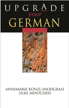 Mentchen / Kunzl-Snodgrass |  Upgrade your German | Buch |  Sack Fachmedien