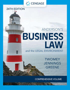 Twomey / Jennings / Greene |  Anderson's Business Law & The Legal Environment - Comprehensive Edition | Buch |  Sack Fachmedien