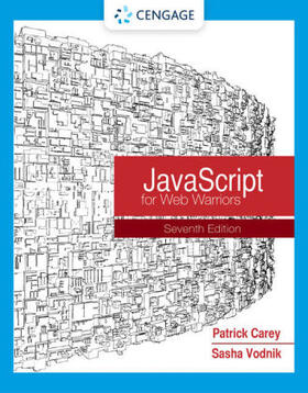Carey / Vodnik |  JavaScript for Web Warriors | Buch |  Sack Fachmedien