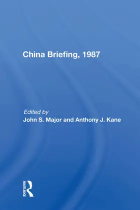 Major |  China Briefing, 1987 | Buch |  Sack Fachmedien