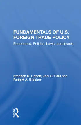 Cohen |  Fundamentals Of U.s. Foreign Trade Policy | Buch |  Sack Fachmedien