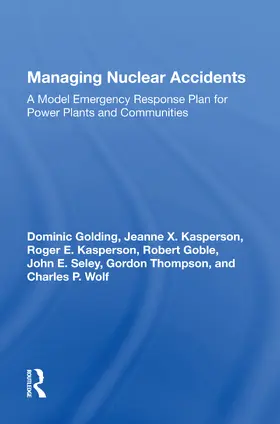 Golding |  Managing Nuclear Accidents | Buch |  Sack Fachmedien