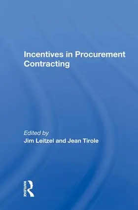 Leitzel |  INCENTIVES IN PROCUREMENT CONTRACTI | Buch |  Sack Fachmedien