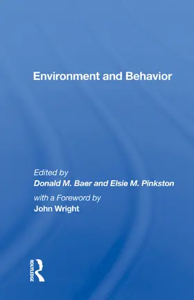 Baer |  Environment and Behavior | Buch |  Sack Fachmedien