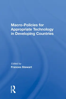 Stewart |  Macro Policies For Appropriate Technology In Developing Countries | Buch |  Sack Fachmedien