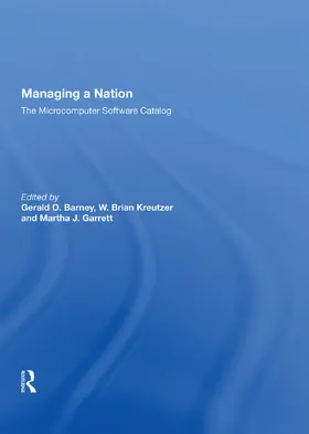 Barney / Kreutzer / Garrett | Managing A Nation | Buch | 978-0-367-01238-0 | www.sack.de