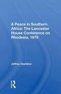 Davidow |  A PEACE IN SOUTHERN AFRICA | Buch |  Sack Fachmedien