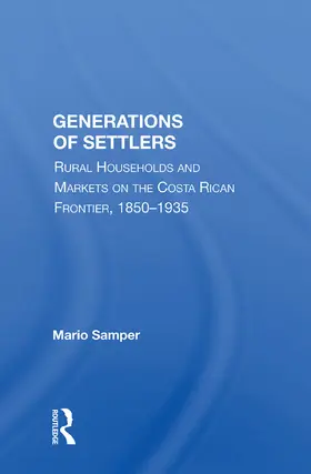Samper | Generations Of Settlers | Buch | 978-0-367-01569-5 | www.sack.de
