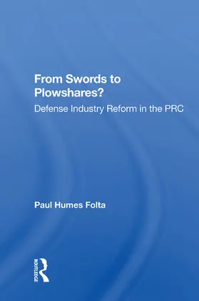 Folta |  From Swords To Plowshares? | Buch |  Sack Fachmedien