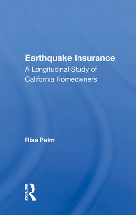 Palm |  Earthquake Insurance | Buch |  Sack Fachmedien