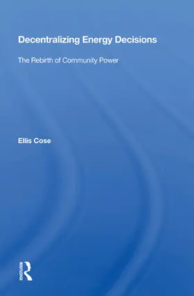 Cose |  Decentralizing Energy Decisions | Buch |  Sack Fachmedien