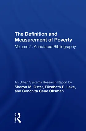 Oster |  Def-measuremnt Poverty-2 | Buch |  Sack Fachmedien