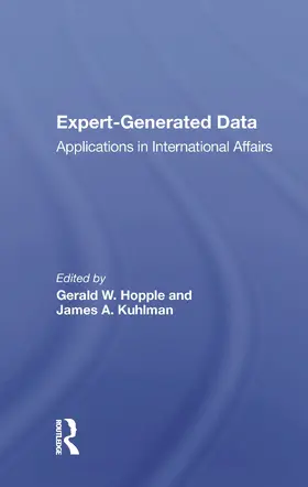 Hopple |  Expert-generated Data | Buch |  Sack Fachmedien