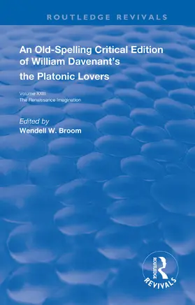 Broom |  William Davenant's The Platonic Lovers | Buch |  Sack Fachmedien