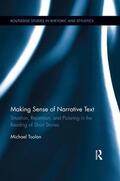 Toolan |  Making Sense of Narrative Text | Buch |  Sack Fachmedien