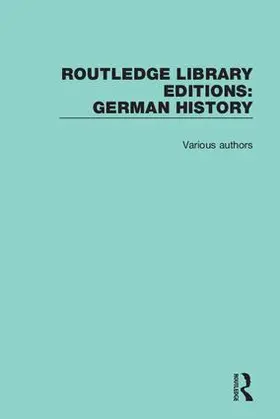 Various |  Routledge Library Editions: German History | Buch |  Sack Fachmedien