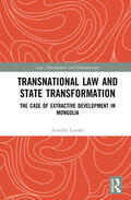 Lander |  Transnational Law and State Transformation | Buch |  Sack Fachmedien