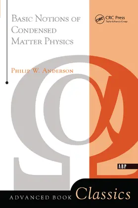 Anderson |  Basic Notions Of Condensed Matter Physics | Buch |  Sack Fachmedien