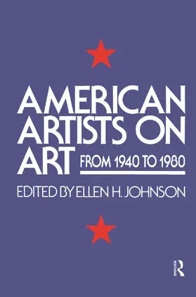 Johnson |  American Artists On Art | Buch |  Sack Fachmedien
