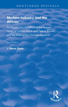 Davis |  Modern Industry and the African | Buch |  Sack Fachmedien