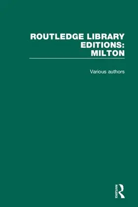 Various |  Routledge Library Editions: Milton | Buch |  Sack Fachmedien
