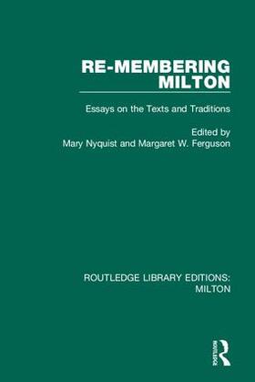 Nyquist / Ferguson | Re-membering Milton | Buch | 978-0-367-13974-2 | sack.de