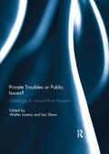 Shaw / Lorenz |  Private Troubles or Public Issues? | Buch |  Sack Fachmedien
