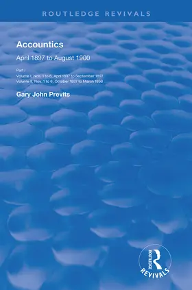 Previts |  Accountics, Part I | Buch |  Sack Fachmedien