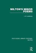 Leishman |  Milton's Minor Poems | Buch |  Sack Fachmedien