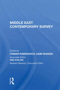 Rabinovich |  Middle East Contemporary Survey, Volume Xi, 1987 | Buch |  Sack Fachmedien