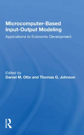 Otto |  Microcomputer Based Input-output Modeling | Buch |  Sack Fachmedien
