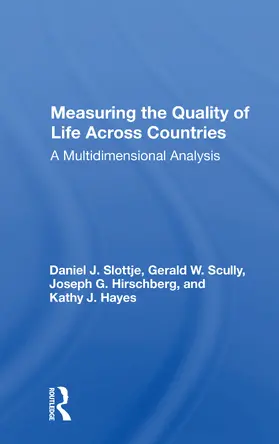 Slottje |  Measuring The Quality Of Life Across Countries | Buch |  Sack Fachmedien