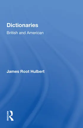 Hulbert |  Dictionaries British | Buch |  Sack Fachmedien