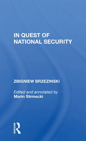 Brzezinski |  In Quest of National Security | Buch |  Sack Fachmedien