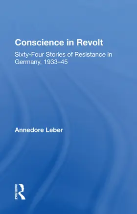 Leber |  Conscience In Revolt | Buch |  Sack Fachmedien