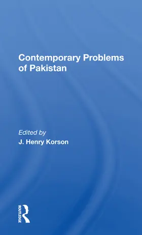 Korson |  Contemporary Problems Of Pakistan | Buch |  Sack Fachmedien