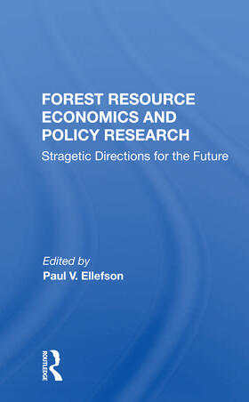 Ellefson |  Forest Resource Economics And Policy Research | Buch |  Sack Fachmedien